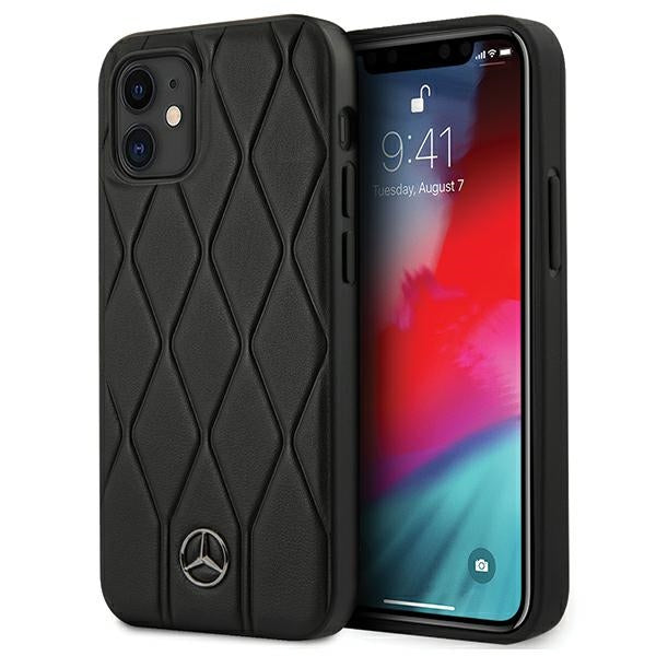 Mercedes Wave Line Case for iPhone 12 mini - Black - Cell phone cases and covers<<<HurtelXML