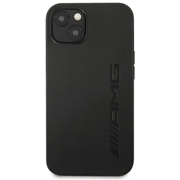 AMG AMHCP14MDOLBK iPhone 14 Plus 6.7 "black / black hardcase Leather Hot Stamped