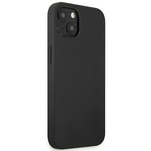 AMG AMHCP14SDOLBK iPhone 14 6.1 "black / black hardcase Leather Hot Stamped
