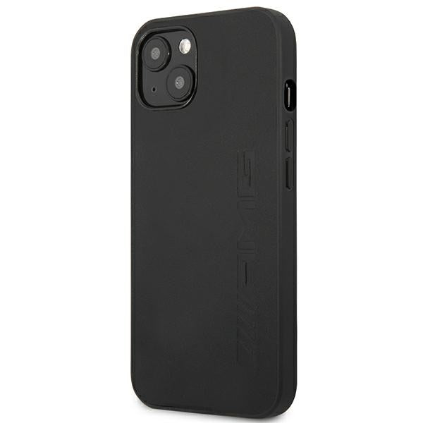 AMG AMHCP14SDOLBK iPhone 14 6.1 "black / black hardcase Leather Hot Stamped