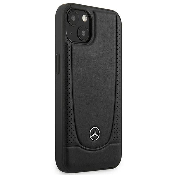 Mercedes MEHCP14MARMBK iPhone 14 Plus 6.7 &quot;black / black hardcase Leather Urban