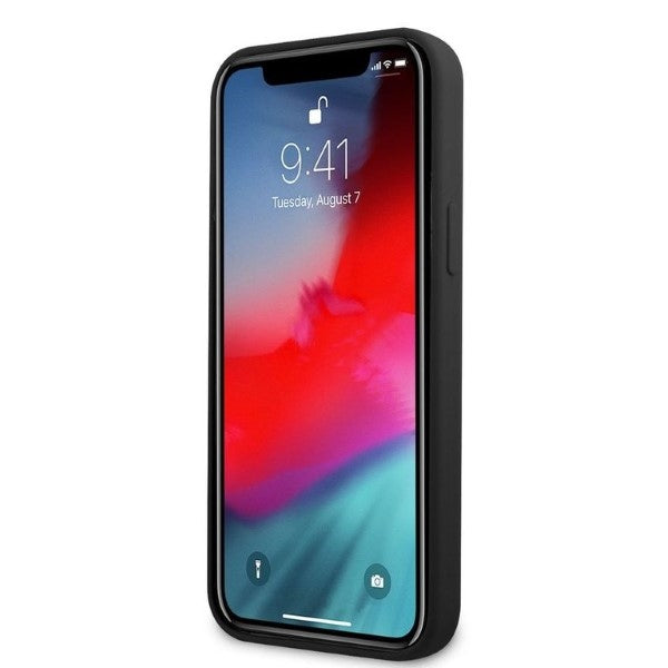 AMG Silicone Big Logo case for iPhone 12 Pro Max - black