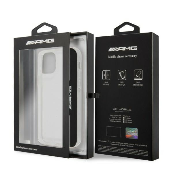 AMG Electroplate Vertical case for iPhone 12 / iPhone 12 Pro - transparent
