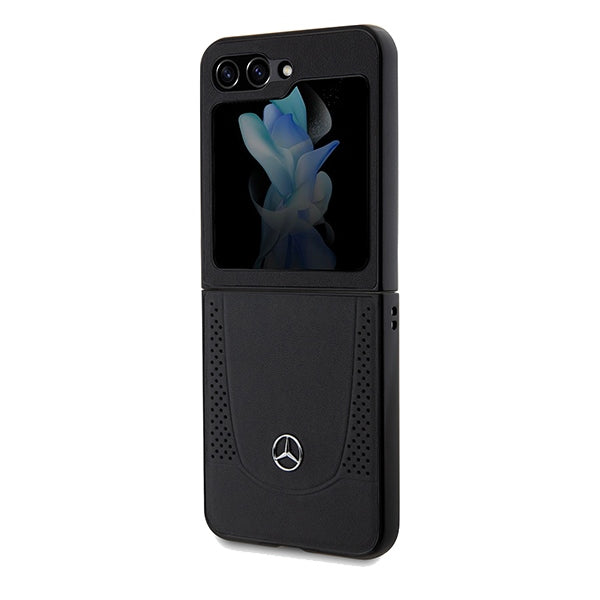 Mercedes Leather Urban case for Samsung Galaxy Z Flip 5 - black