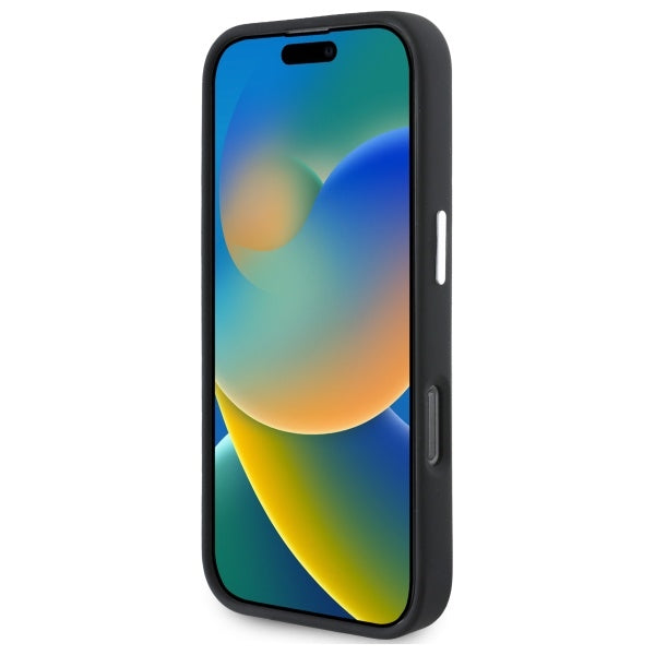 Mercedes MEHMP16L23SUVSK iPhone 16 Pro 6.3" black/black hardcase Silicone Vertical Tonal Stripes MagSafe