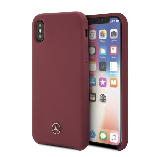 Mercedes Silicone Line iPhone X/XS Case - Red