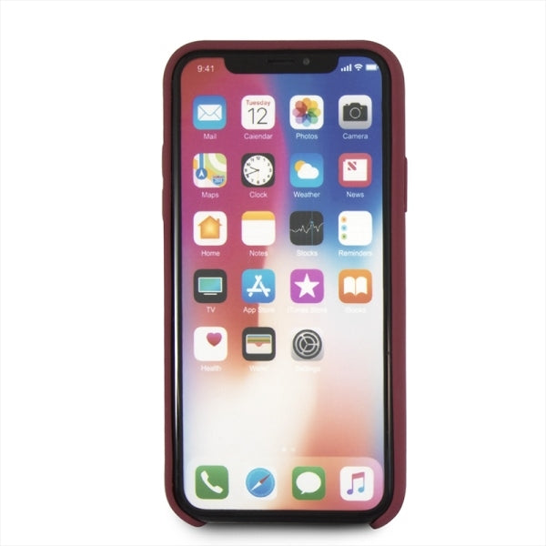 Mercedes Silicone Line iPhone X/XS Case - Red
