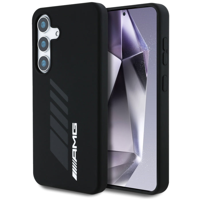 AMG Oversize Rhombs MagSafe Case for Samsung Galaxy S25 - Black