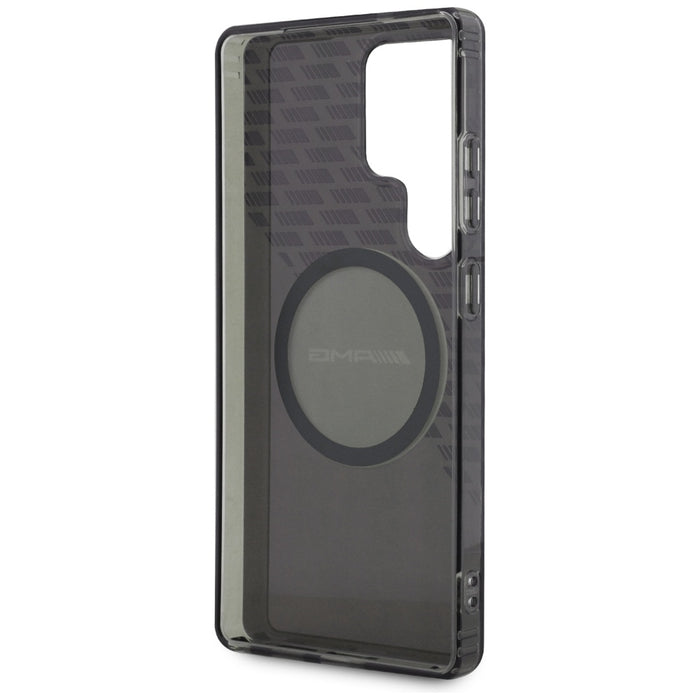 AMG Transparent Rhombs MagSafe Case for Samsung Galaxy S25 Ultra - Black