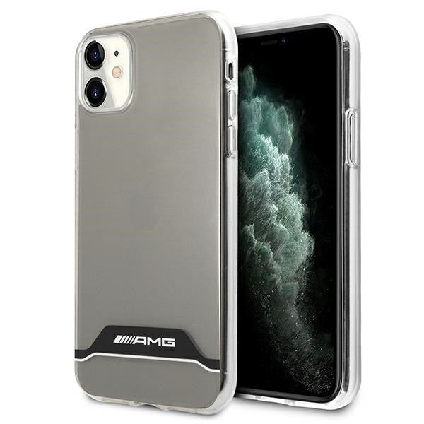 AMG Electroplate Black&amp;White Case for iPhone 11 / XR 6.1" - Transparent