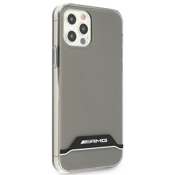 AMG Electroplate Black&amp;White Case for iPhone 12 / 12 Pro - Transparent