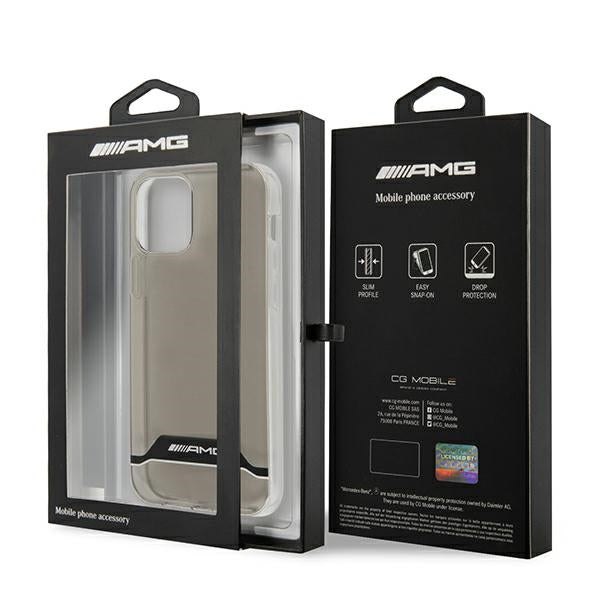AMG Electroplate Black&amp;White Case for iPhone 12 / 12 Pro - Transparent