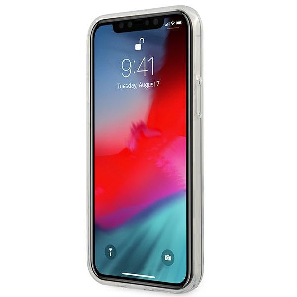 AMG Electroplate Black&amp;White Case for iPhone 12 / 12 Pro - Transparent
