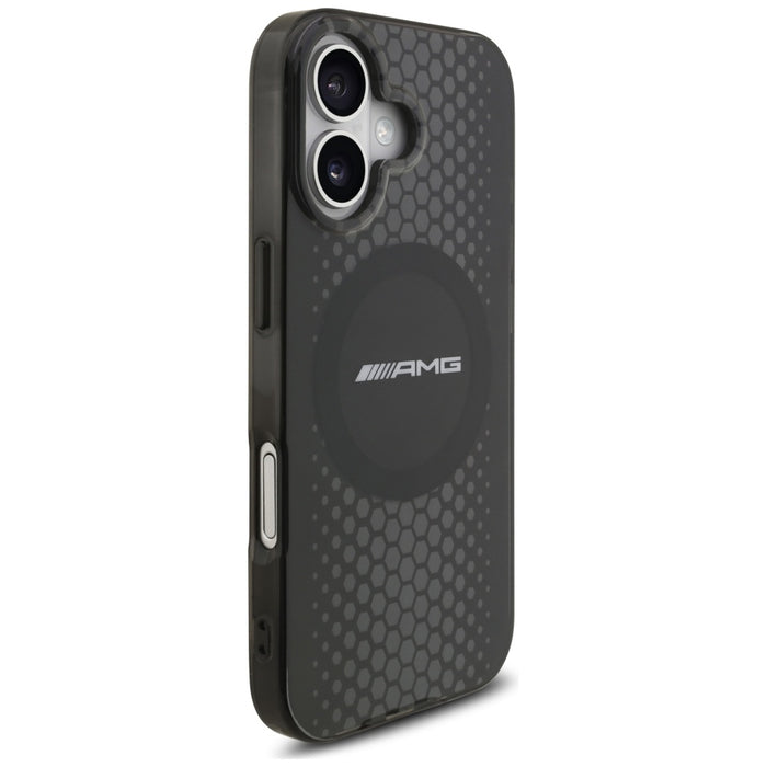 AMG Double Layer Transparent Graphics MagSafe case for iPhone 17 - black