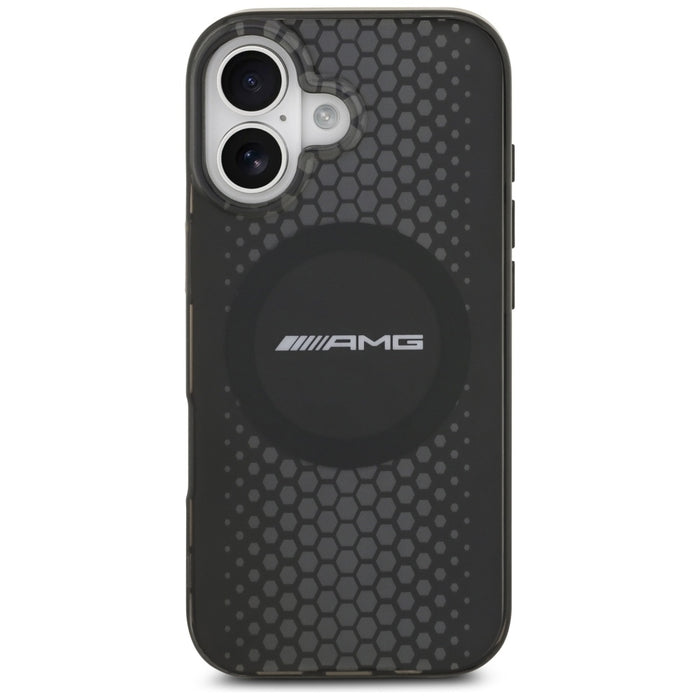 AMG Double Layer Transparent Graphics MagSafe case for iPhone 17 - black