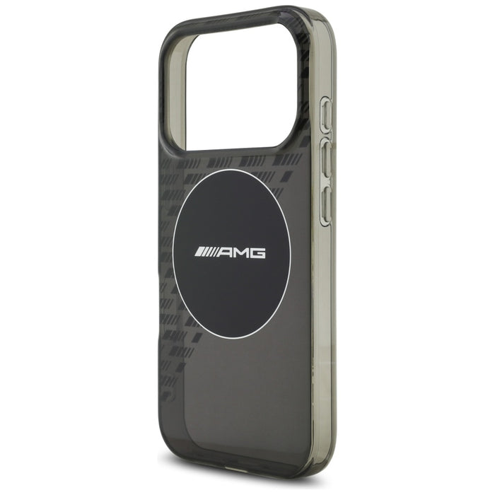 AMG Double Layer Transparent Smocked MagSafe Case for iPhone 17 Pro - Black