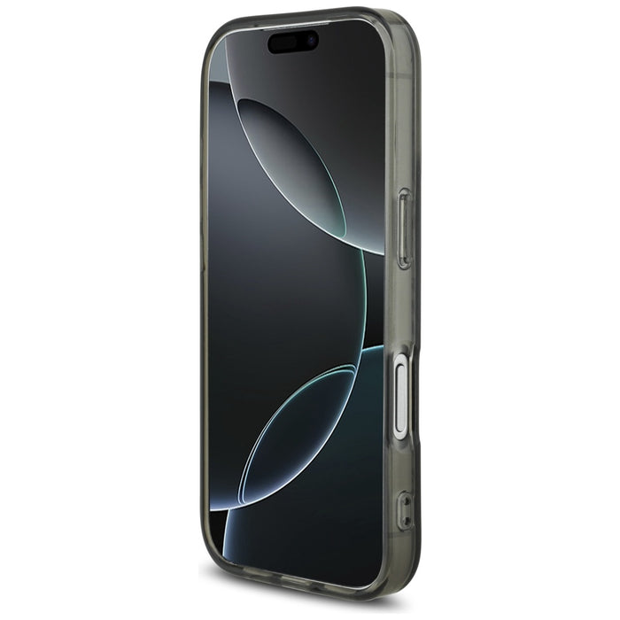 AMG Double Layer Transparent Smocked MagSafe Case for iPhone 17 Pro - Black