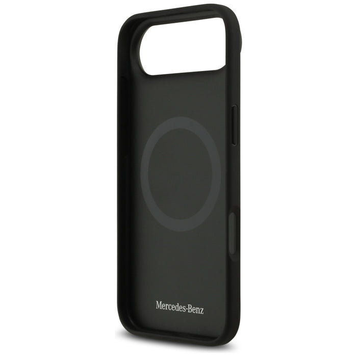 Mercedes Leather The Move MagSafe case for iPhone 17 Air - black