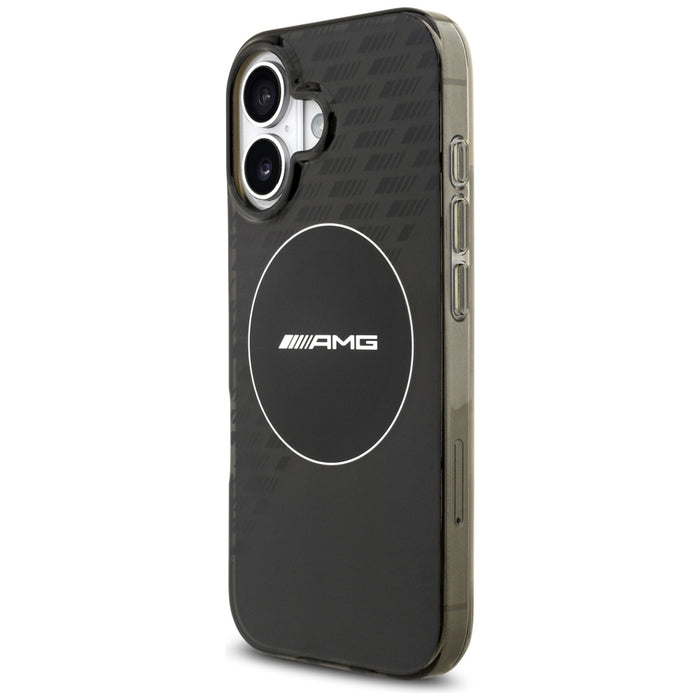 AMG Nauble Layer Transparent Smocked MagSafe Case for iPhone 17 - Black