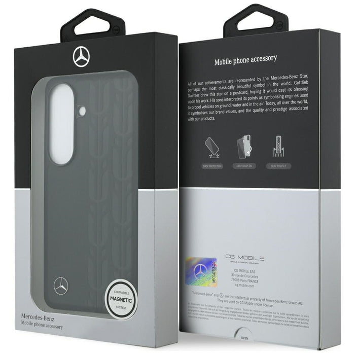 Mercedes Laurel Leaves MagSafe Case for Samsung Galaxy S26 - Black