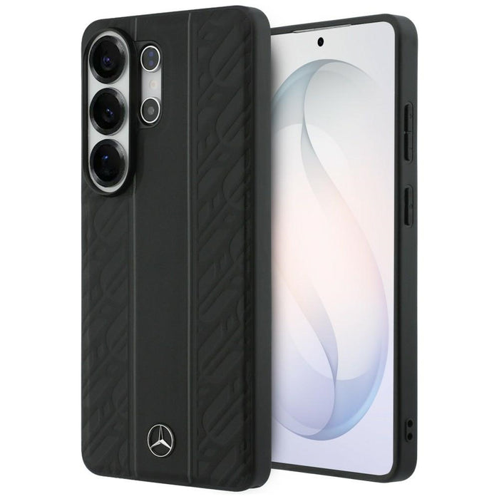 Mercedes Laurel Leaves Vertical Stripes MagSafe Case for Samsung Galaxy S26 Ultra - Black