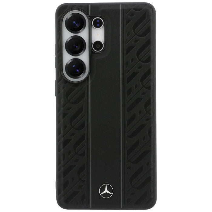 Mercedes Laurel Leaves Vertical Stripes MagSafe Case for Samsung Galaxy S26 Ultra - Black