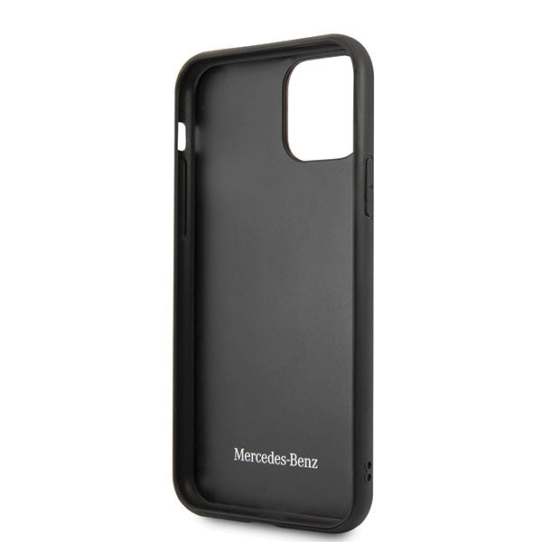 Mercedes Wood Line Walnut Case for iPhone 11 Pro Max - Brown