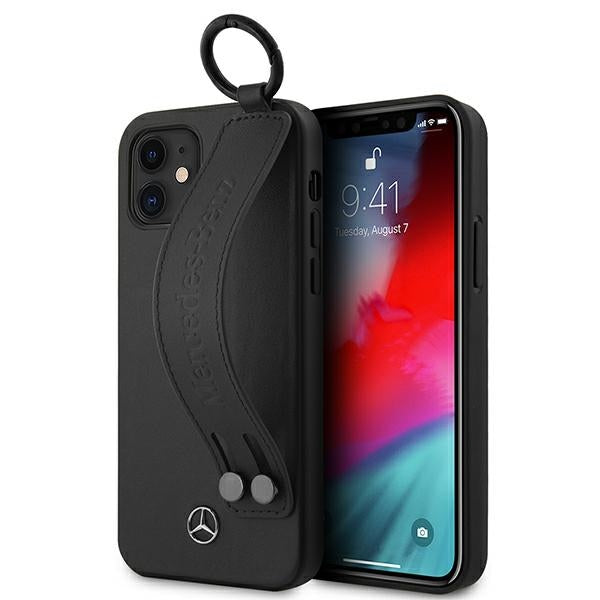 Mercedes Strap Line Case for iPhone 12 mini - Black