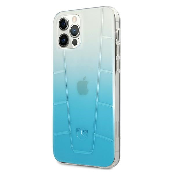 Mercedes Transparent Line Case for iPhone 12 / iPhone 12 Pro - Blue