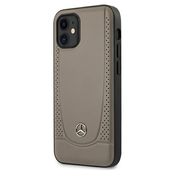 Mercedes Urban Line Case for iPhone 12 mini - Brown
