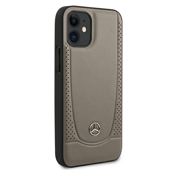 Mercedes Urban Line Case for iPhone 12 mini - Brown