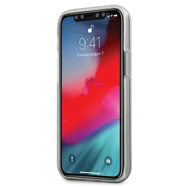 Mercedes Transparent Line Case for iPhone 12 mini - Blue