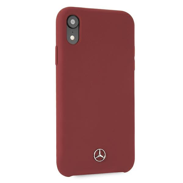 Mercedes Silicone Line iPhone Xr Case - Red