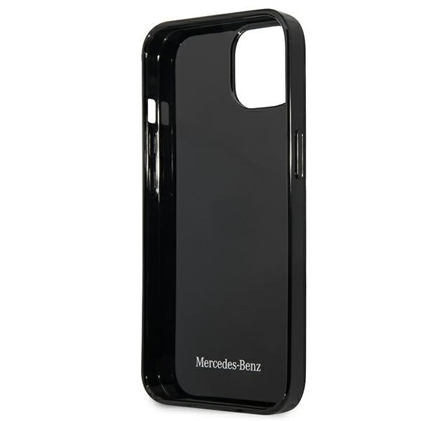 Mercedes Silver Stars Pattern Case for iPhone 13 mini - Black