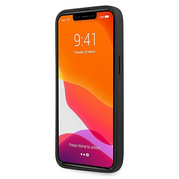 AMG Leather Debossed Lines case for iPhone 13 Pro / iPhone 13 - black