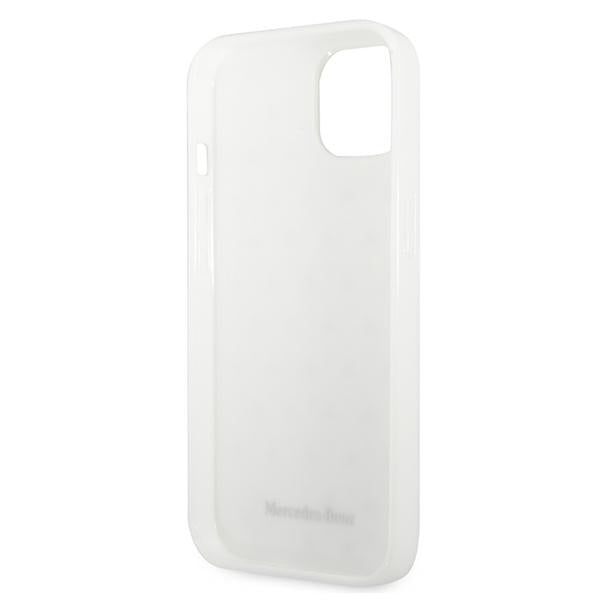 Mercedes Silver Stars Pattern Case for iPhone 13 mini - White