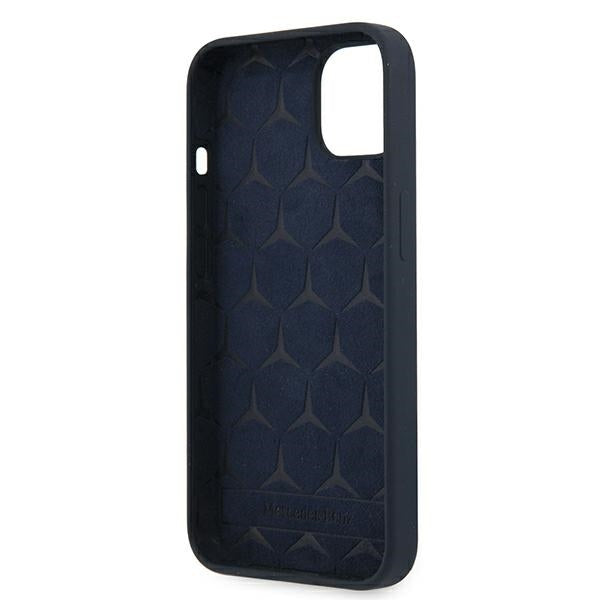 Mercedes Silicone Line Case for iPhone 13 mini - Navy Blue