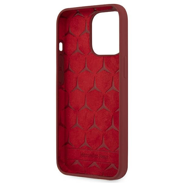 Mercedes Silicone Line Case for iPhone 13 Pro / iPhone 13 - Red