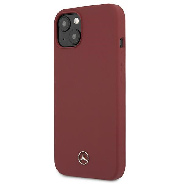 Mercedes Silicone Line iPhone 13 Case - Red