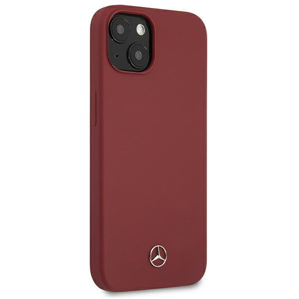 Mercedes Silicone Line Case for iPhone 13 mini - Red