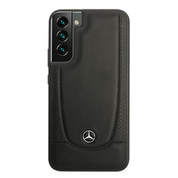 Mercedes Leather Urban Line Case for Samsung Galaxy S22+ - Black