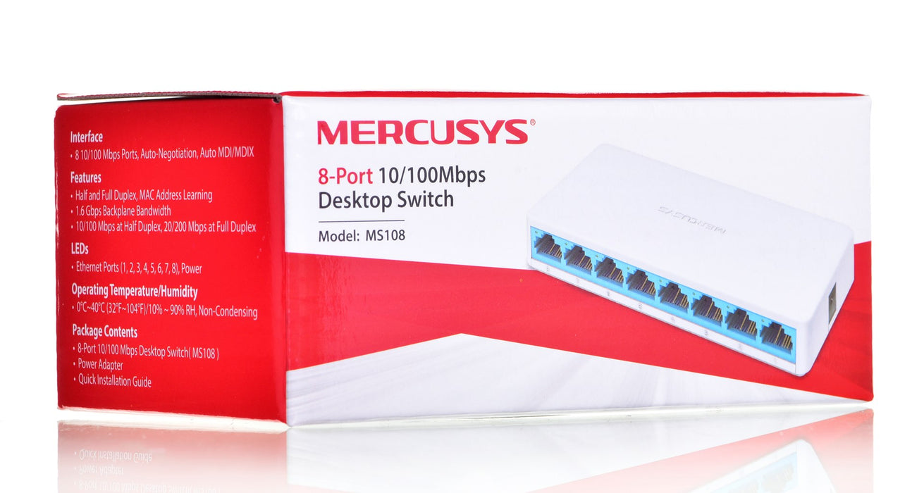 Switch Mercusys MS108 Ethernet LAN 10/100