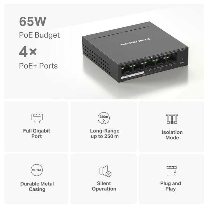 Switch Mercusys MS105GP