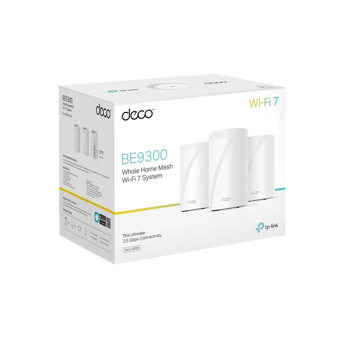 Mesh system TP-Link Deco BE65 Wi-Fi 7 BE9300 - 3 pcs - Безжични рутери<<<Мрежово оборудване<<<ValiAPI