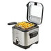 Mesko Home MS 4910 fryer Single 1.5 L Stand-alone 900 W Deep fryer Black Satin steel - FryersAGD-FRY<<<Home Appliance
