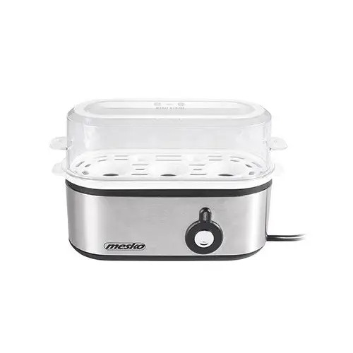 Mesko MS 4485 egg cooker 3 egg(s) 210 W Black,Silver,Transparent - Egg boilersAGD-JAJ<<<Home Appliance