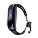 Metal bracelet for Xiaomi Mi Band 3 / 4 / 5 / 6 band strap - black - Smartwatch straps and cases<<<HurtelXML