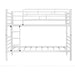 METAL BUNK BED EKO DAMLA RL-10 90X200 WHITE - Легла<<<Мебели и обков<<<Мебели и интериор<<<Praktiker