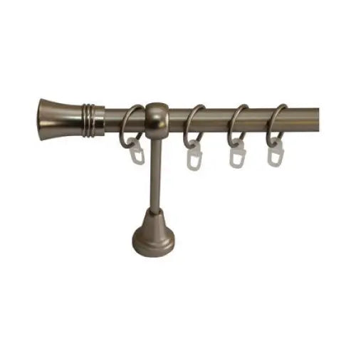 METAL CORNICE GENKOVSKI F19 WHITE 160 CM. NICKEL MAT - Корнизи<<<Корнизи щори и пердета<<<Мебели и интериор<<<Praktiker