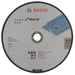 METAL CUTTING DISC INOX BOSCH 230x3x22.23 - Дискове за ъглошлайфи<<<Консумативи за електроинструменти<<<Инструменти и